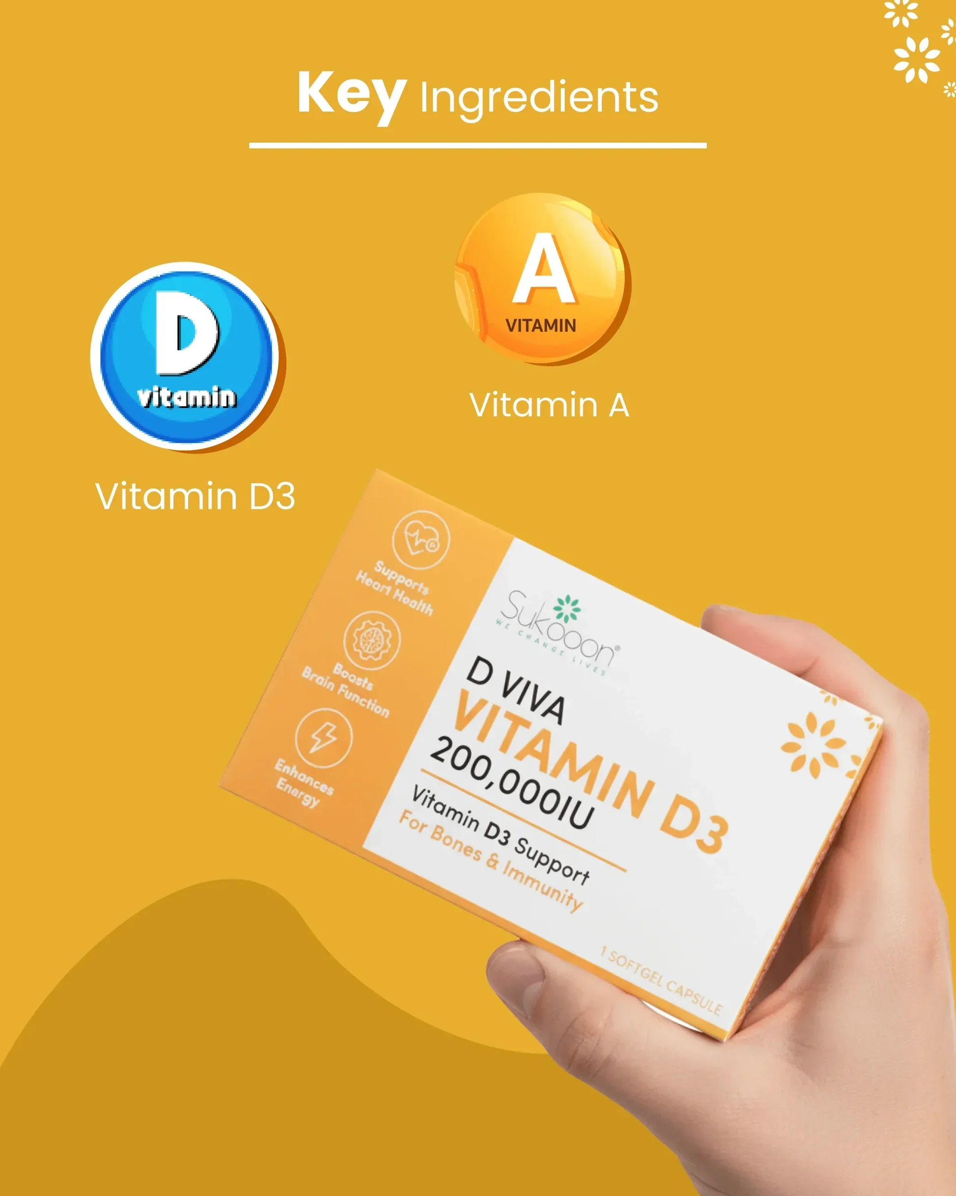 D VIVA VITAMIN D3 CAP 1S - Image 4