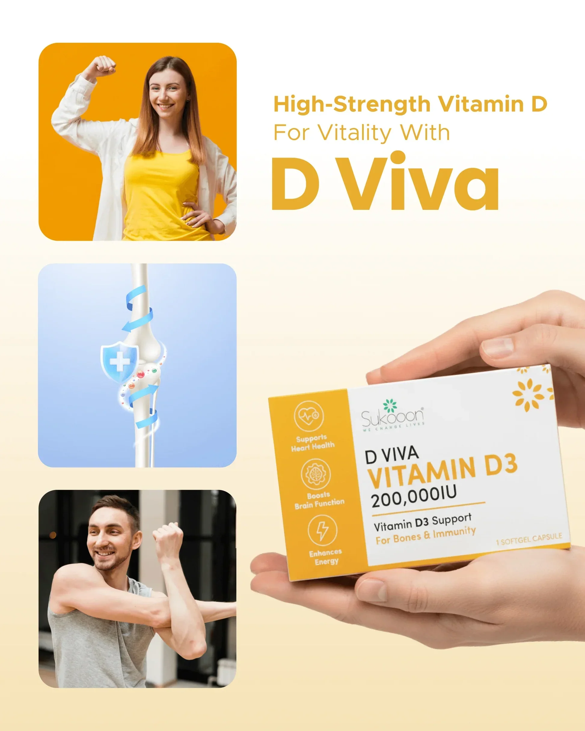D VIVA VITAMIN D3 CAP 1S - Image 5