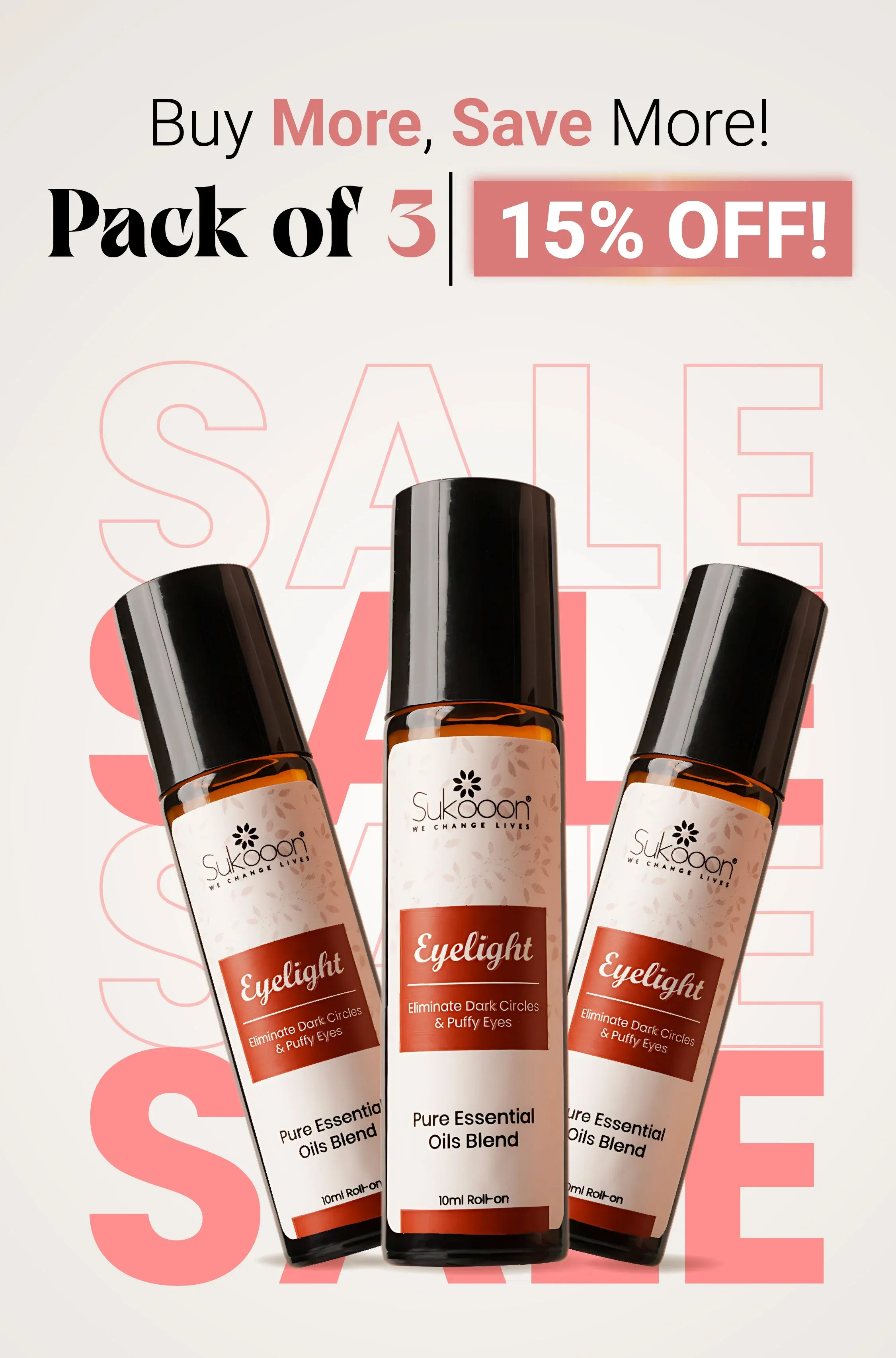 Eyelight Pack of 3 - Eliminates Dark Circles - Image 2