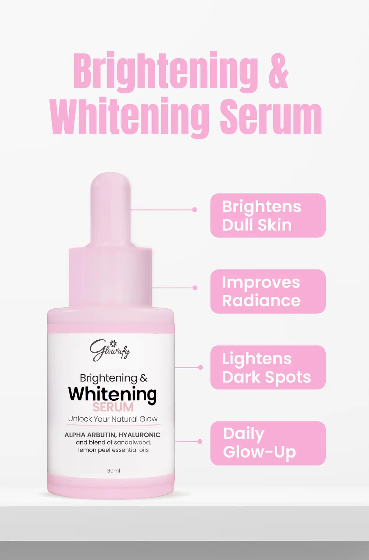 Clear Glow Bundle ( Anti-Acne + Brightening & Whitening Serum) - Image 3