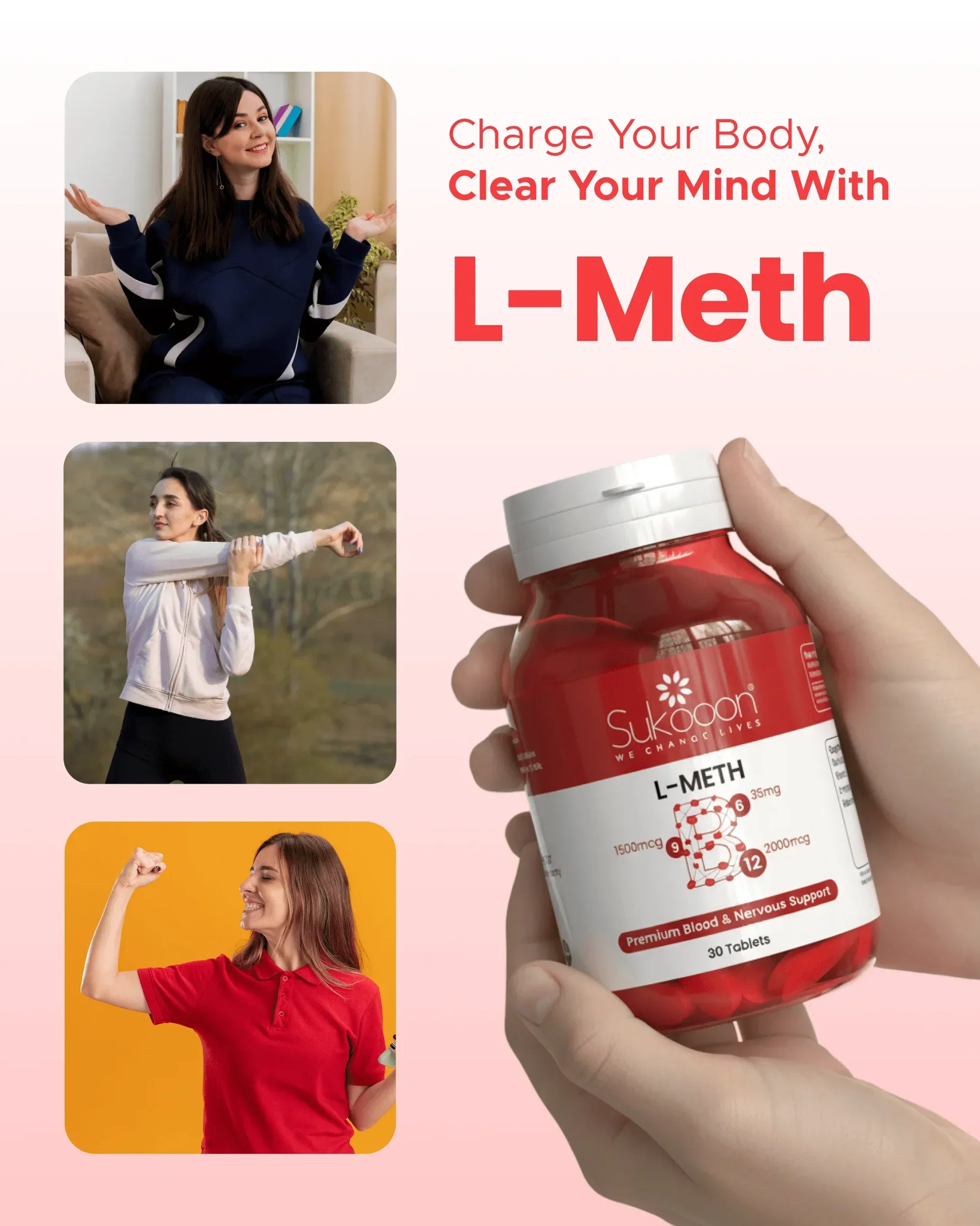 L-Meth Tablets | Folate Nutrition Support - Image 4